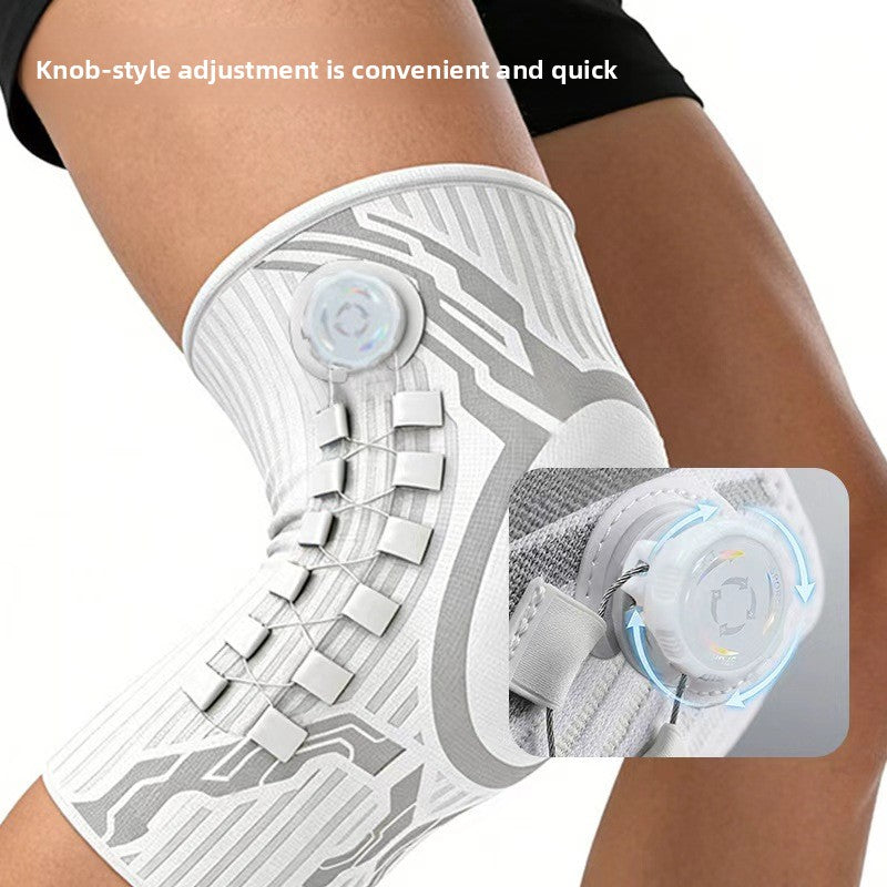 Adjustable knob knee pad