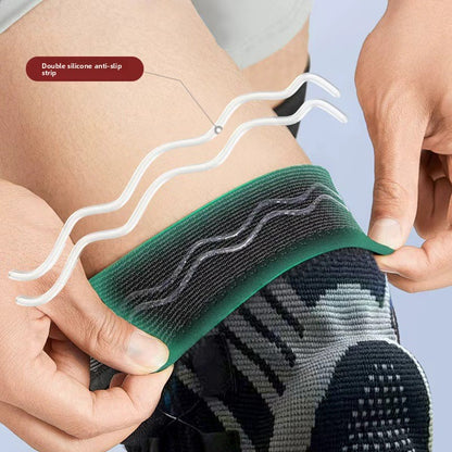 Adjustable knob knee pad