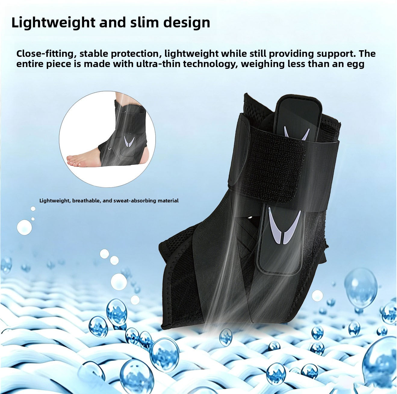 Adjustable Compression Ankle Brace for Sports Basketball Football Running Support